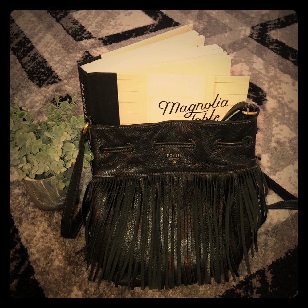 Boho fringe Fossil purse